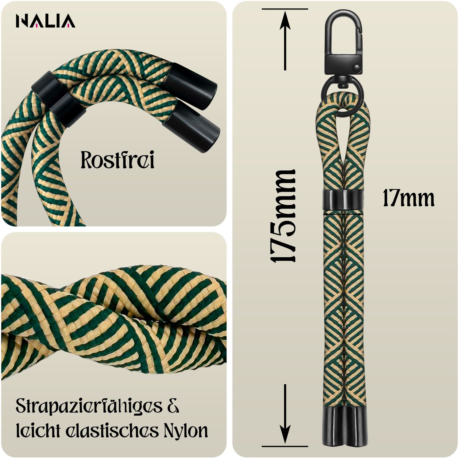 Handy-Kette NALIA Wristy Universal Lanyard verstellbar | NALIA Berlin