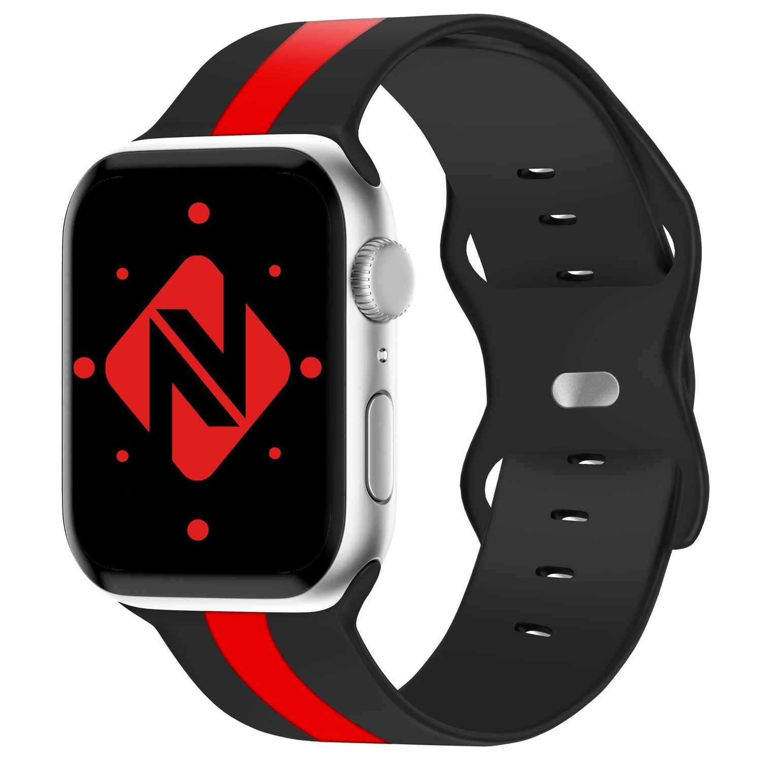 Silikon Armband für Apple Watch Ultra/SE/8/7/6/5/4/3/2/1, 42mm 44mm 45mm 49mm