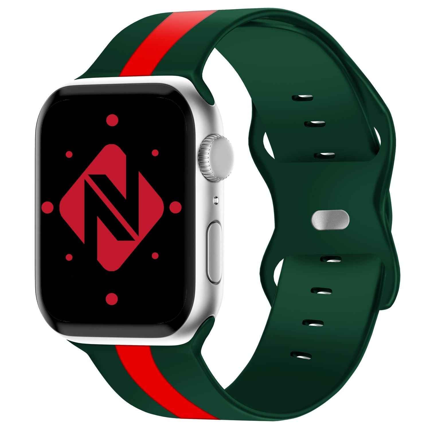 Silikon Armband für Apple Watch Ultra/SE/8/7/6/5/4/3/2/1, 42mm 44mm 45mm 49mm