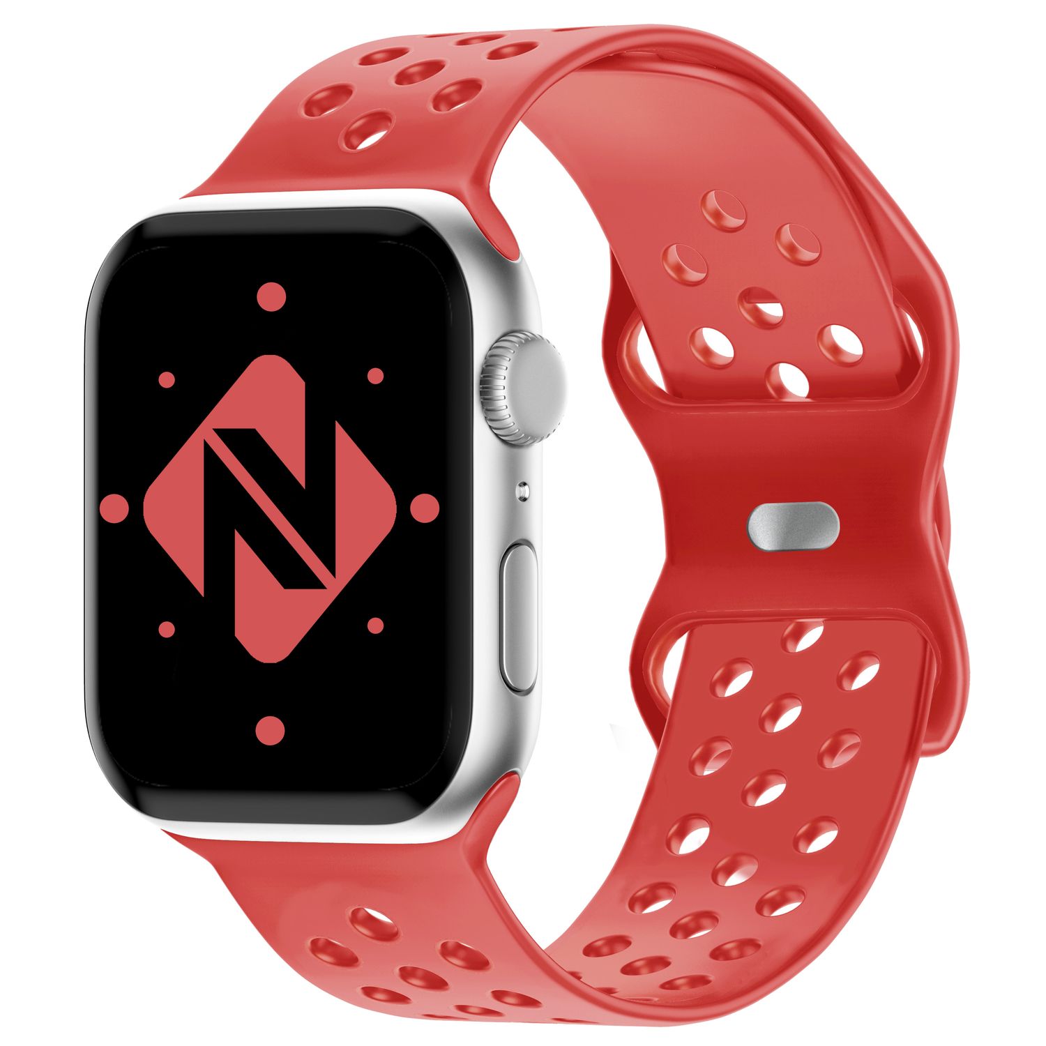 Gelochtes Silikonarmband für Apple Watch 38-41 mm sportlich | NALIA Berlin