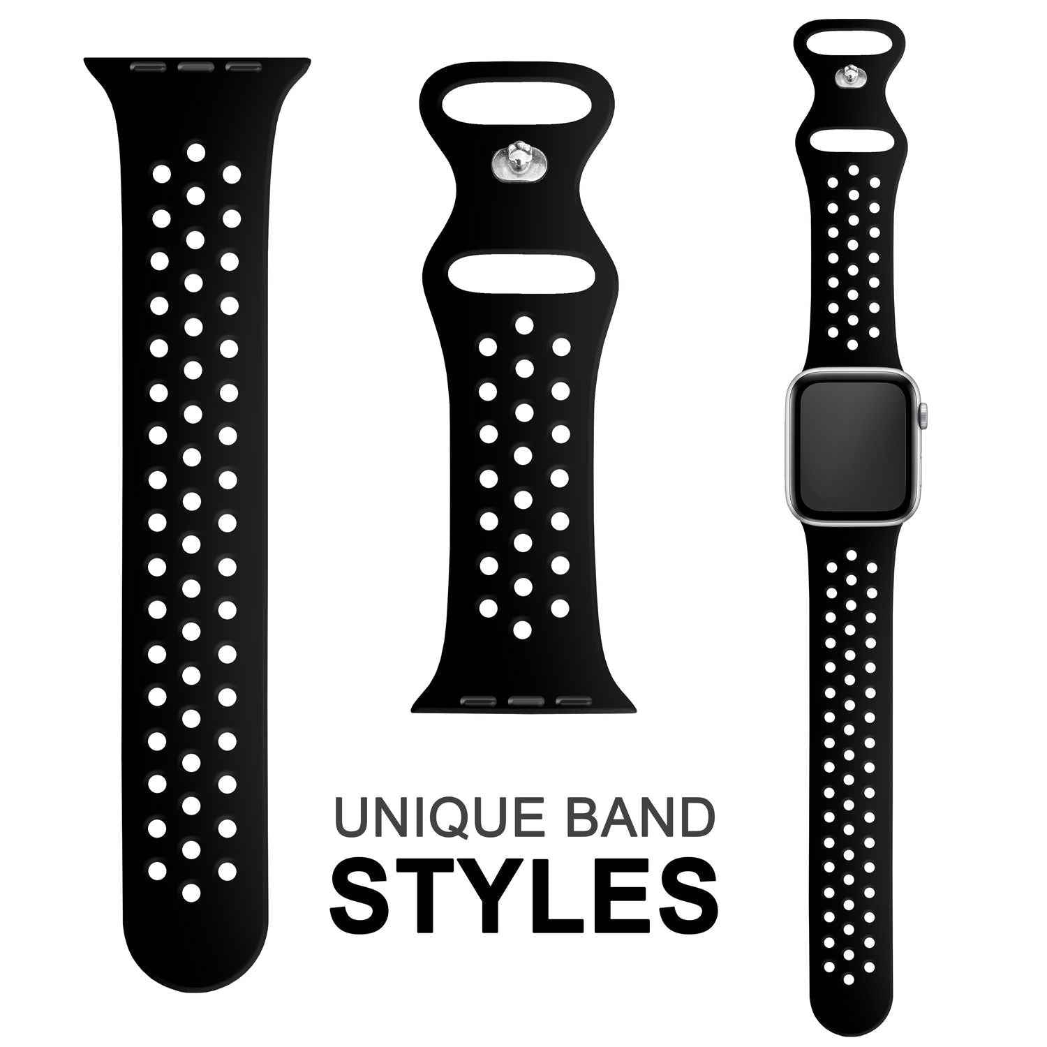 Gelochtes Armband für Apple Watch SE/8/7/6/5/4/3/2/1, 38mm 40mm 41mm