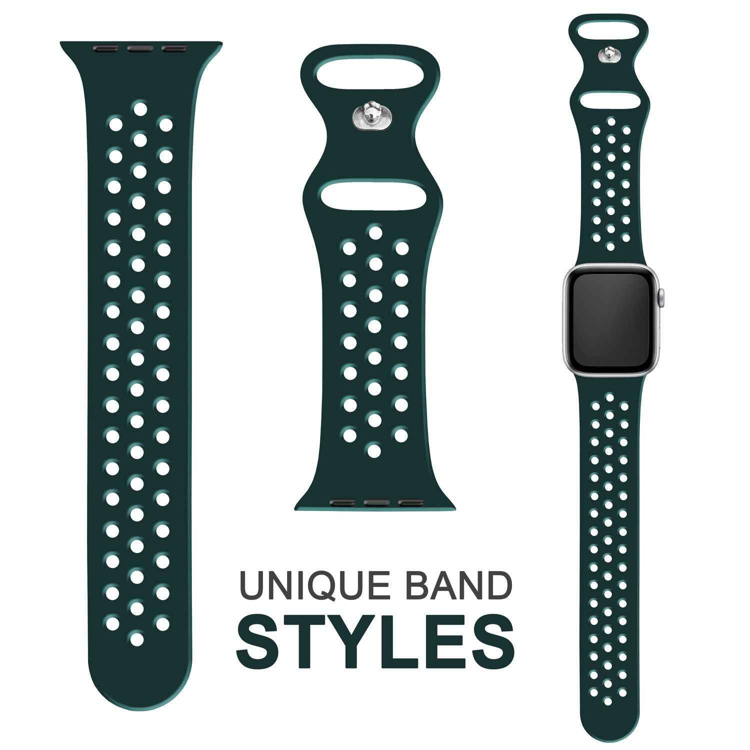 Gelochtes Armband für Apple Watch SE/8/7/6/5/4/3/2/1, 38mm 40mm 41mm