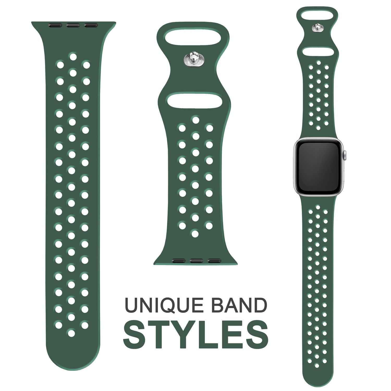 Gelochtes Armband für Apple Watch SE/8/7/6/5/4/3/2/1, 38mm 40mm 41mm