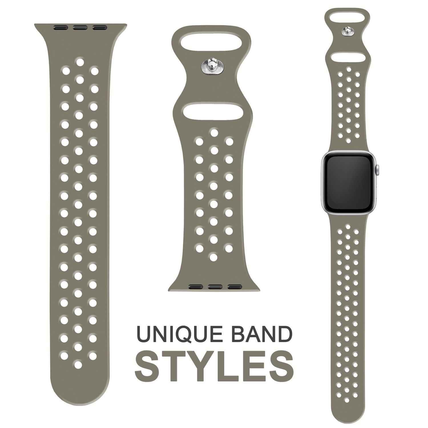 Gelochtes Armband für Apple Watch SE/8/7/6/5/4/3/2/1, 38mm 40mm 41mm