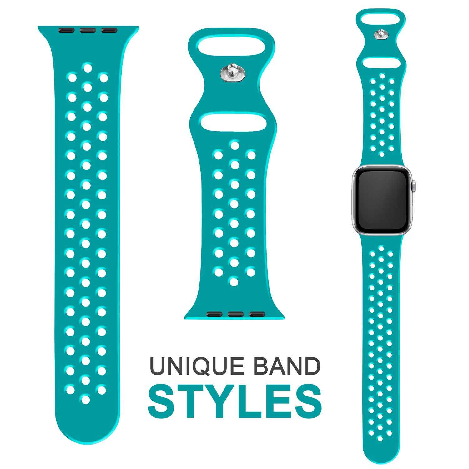 Gelochtes Armband für Apple Watch SE/8/7/6/5/4/3/2/1, 38mm 40mm 41mm