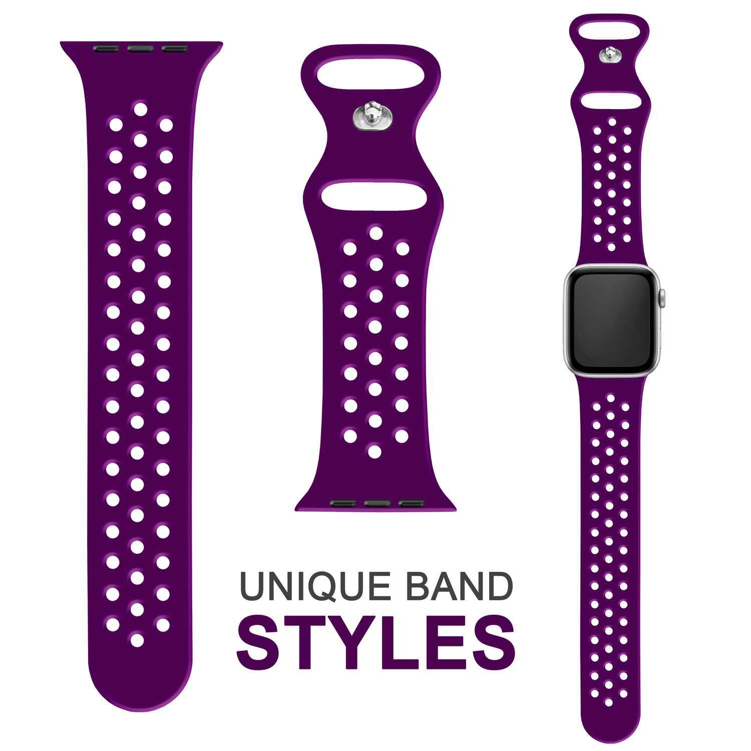 Gelochtes Armband für Apple Watch Ultra/SE/8/7/6/5/4/3/2/1, 42mm 44mm 45mm 49mm