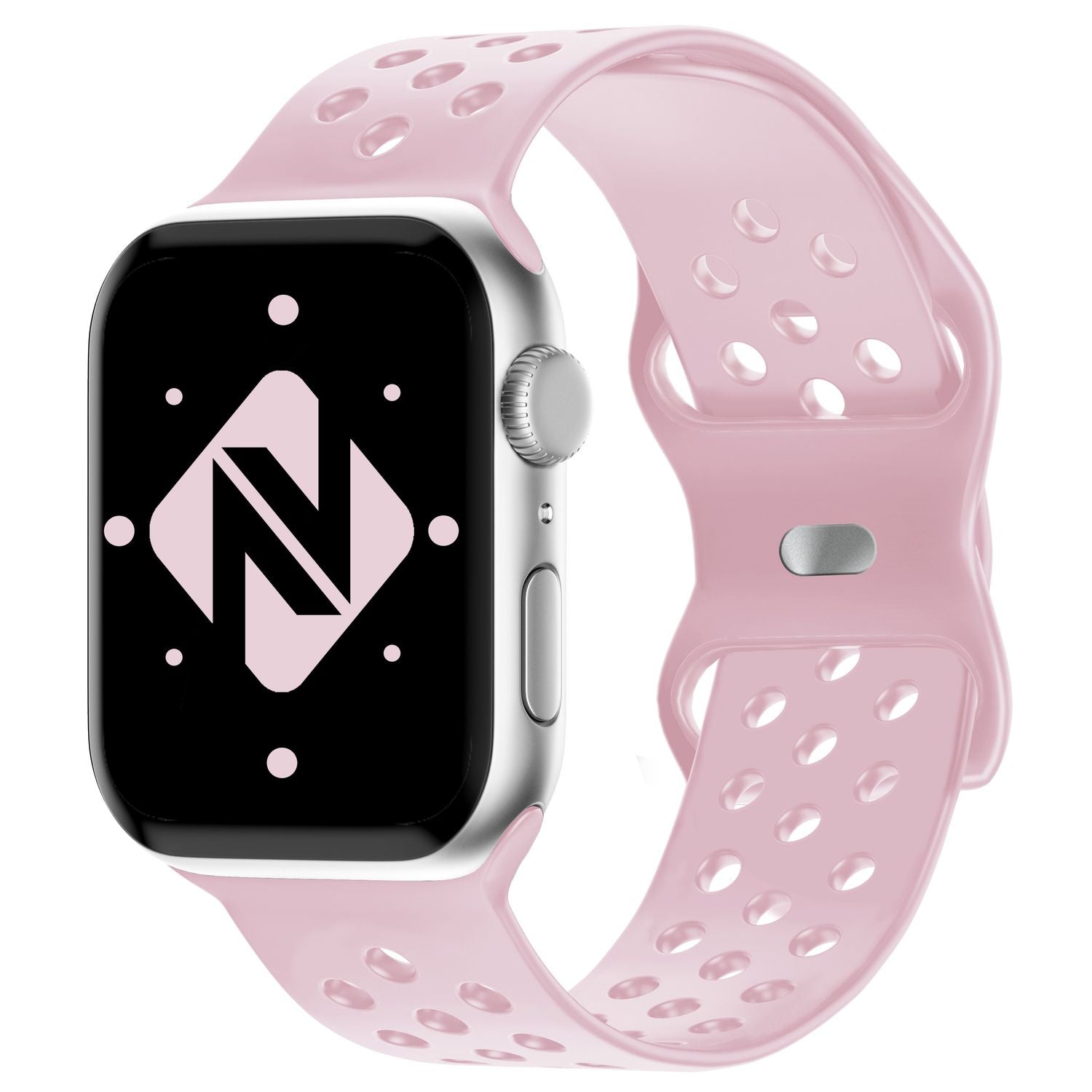 Silikon Armband gelocht für Apple Watch 42/44/45/49 mm | NALIA Berlin