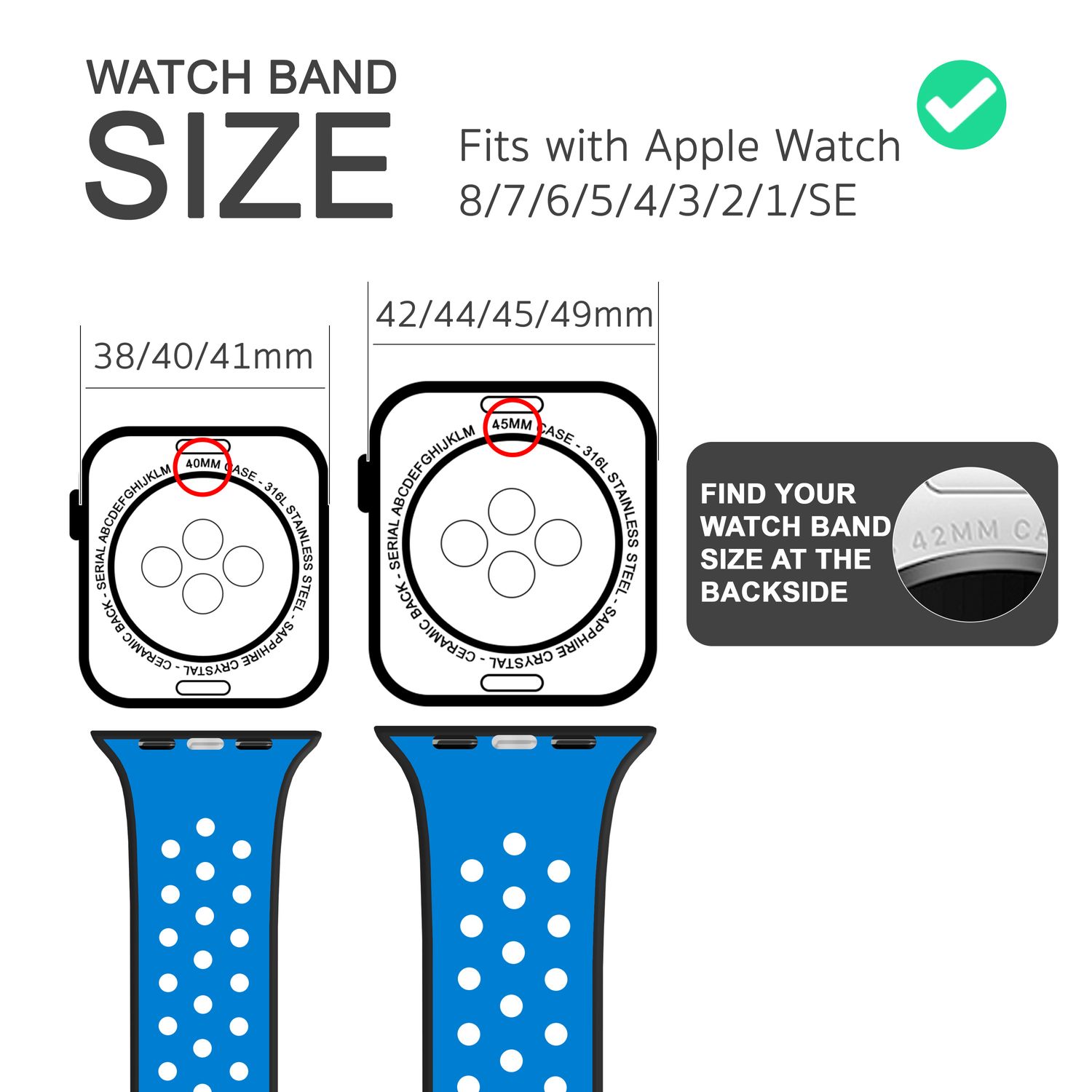 Silikon Armband Airflow für Apple Watch 38/40/41mm schwarz | NALIA Berlin