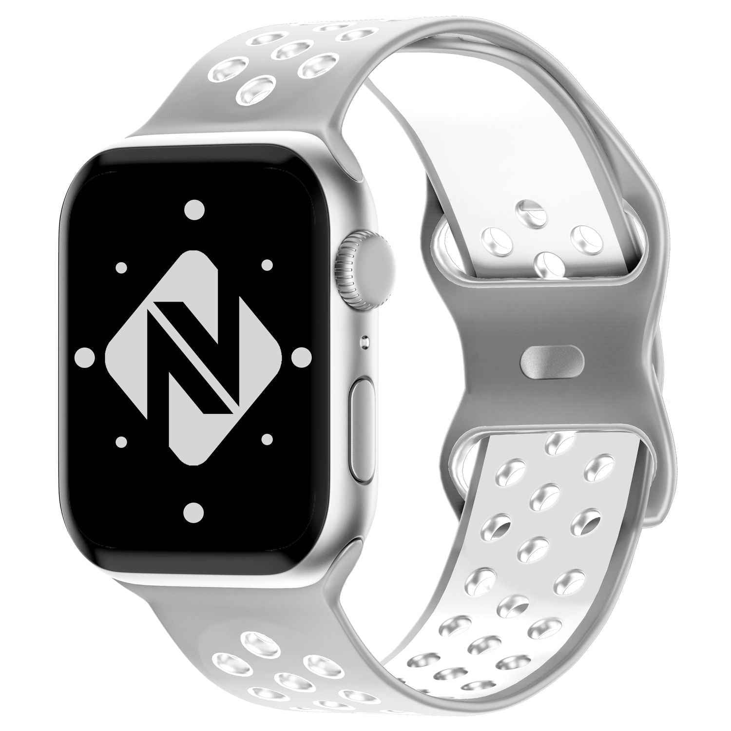Airflow Silikon Armband für Apple Watch Ultra/Se/8/7/6/5/4/3/2/1, 38/40/41mm
