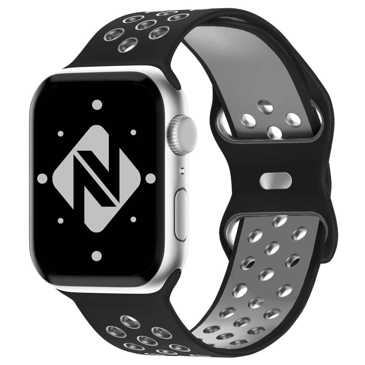 Airflow Silikon Armband für Apple Watch Ultra/Se/8/7/6/5/4/3/2/1, 42/44/45/49mm