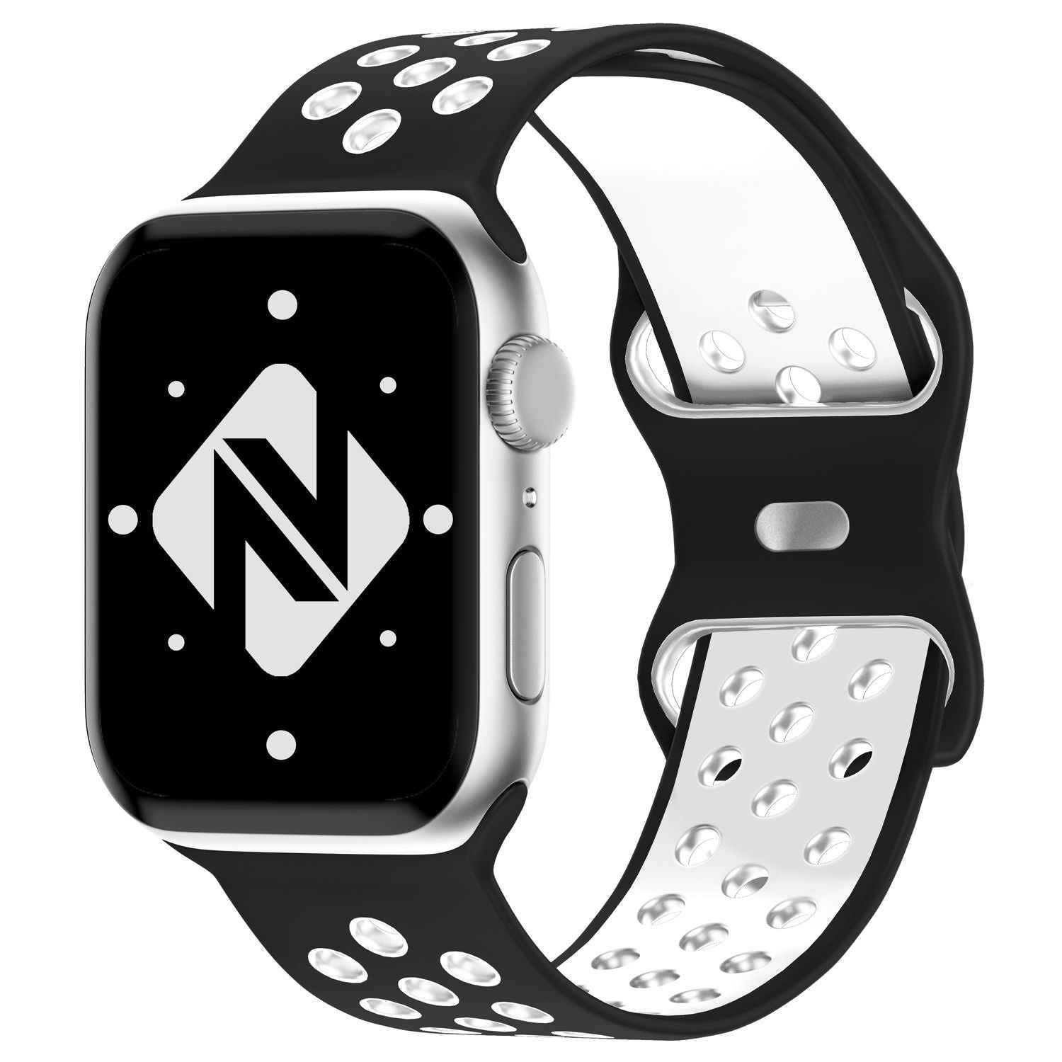 Airflow Silikon Armband für Apple Watch Ultra/Se/8/7/6/5/4/3/2/1, 42/44/45/49mm