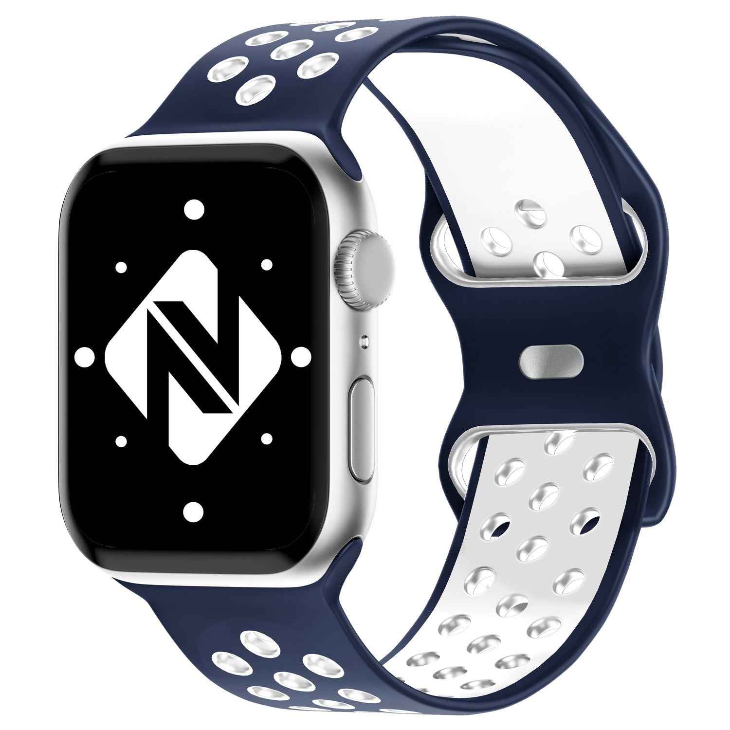 Airflow Silikon Armband für Apple Watch Ultra/Se/8/7/6/5/4/3/2/1, 42/44/45/49mm