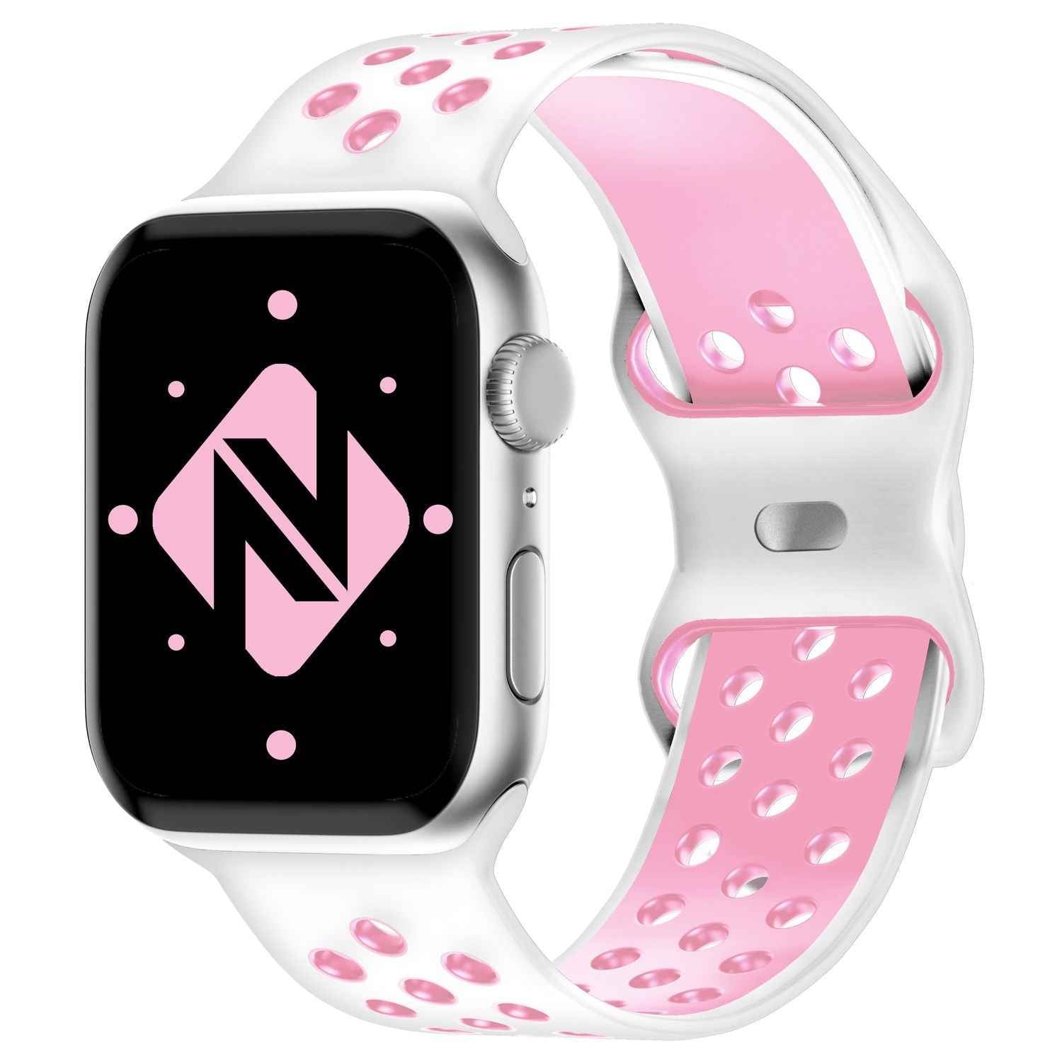Airflow Silikon Armband für Apple Watch Ultra/Se/8/7/6/5/4/3/2/1, 42/44/45/49mm