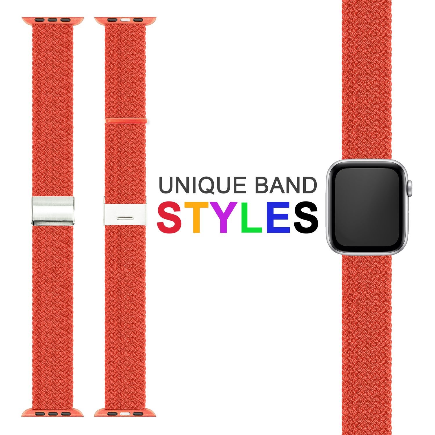 Armband für Apple Watch geflochten Nylon dunkelblau 38/40/41mm | NALIA Berlin