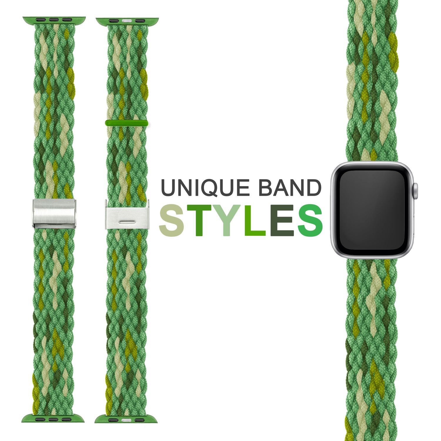 Armband für Apple Watch geflochten Nylon dunkelblau 38/40/41mm | NALIA Berlin