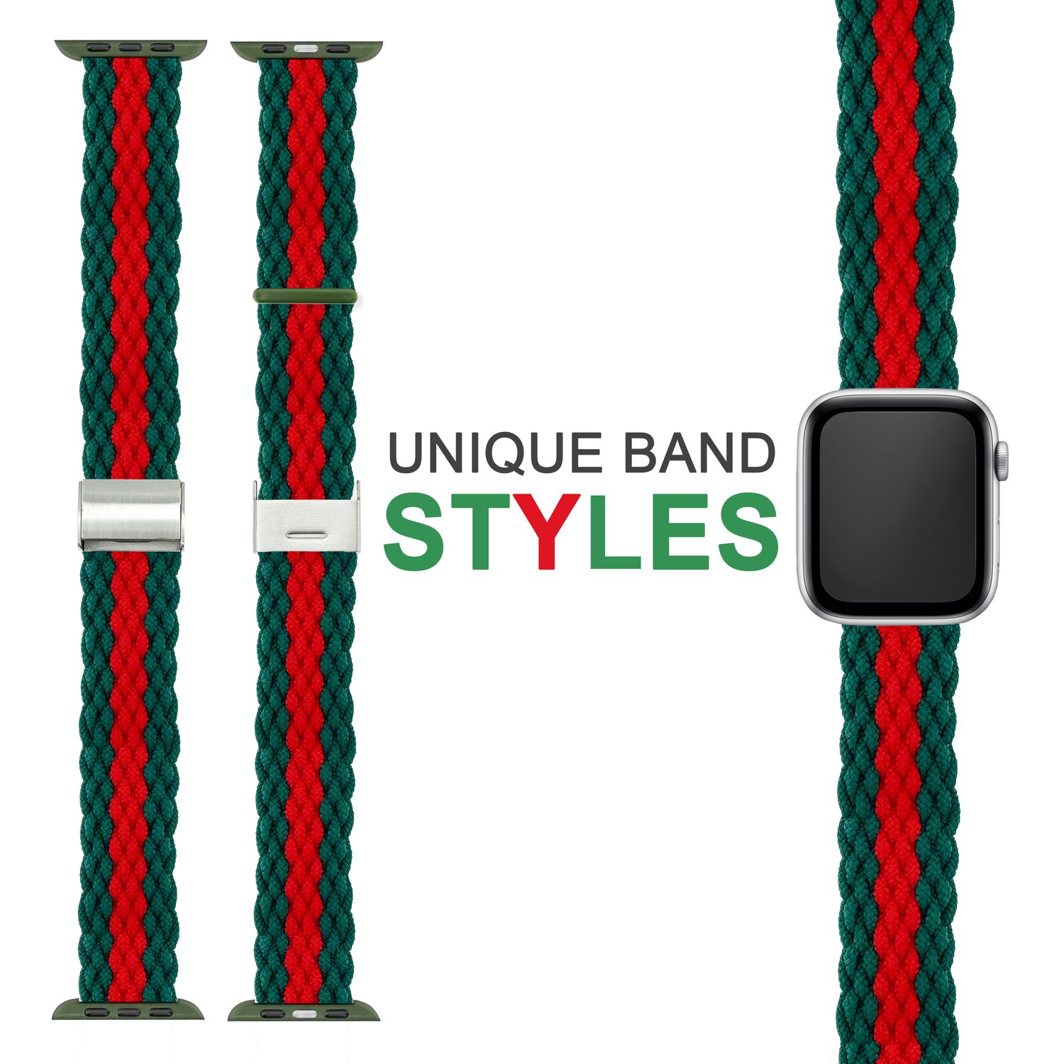 Armband für Apple Watch geflochten Nylon dunkelblau 38/40/41mm | NALIA Berlin