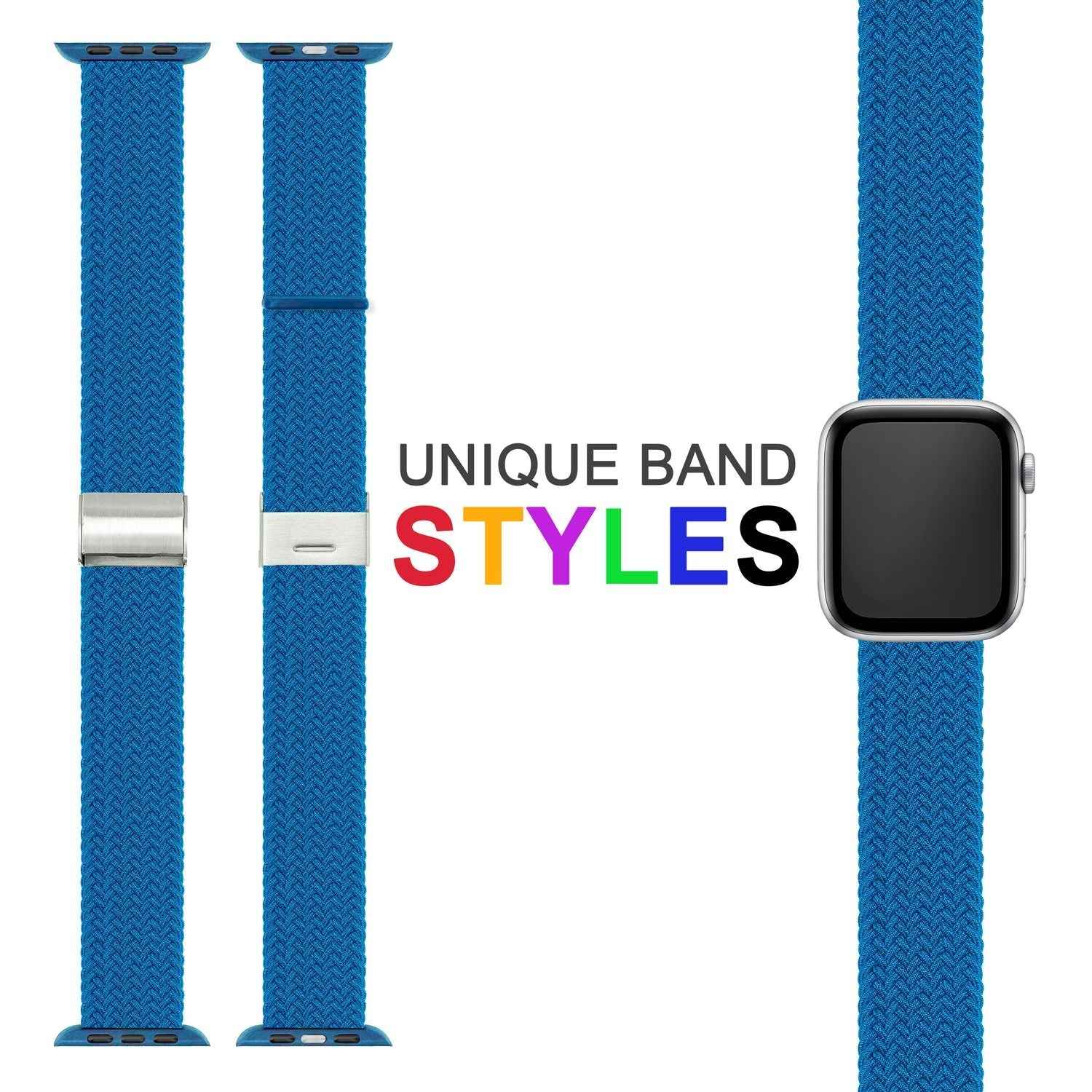 Armband für Apple Watch SE/8/7/6/5/4/3/2/1, 38/40/41mm Geflochten