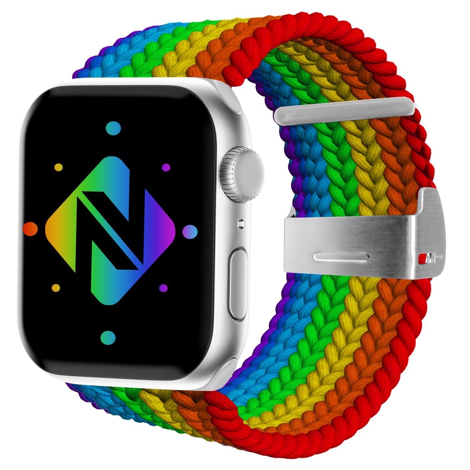 Armband für Apple Watch geflochten Nylon dunkelblau 38/40/41mm | NALIA Berlin