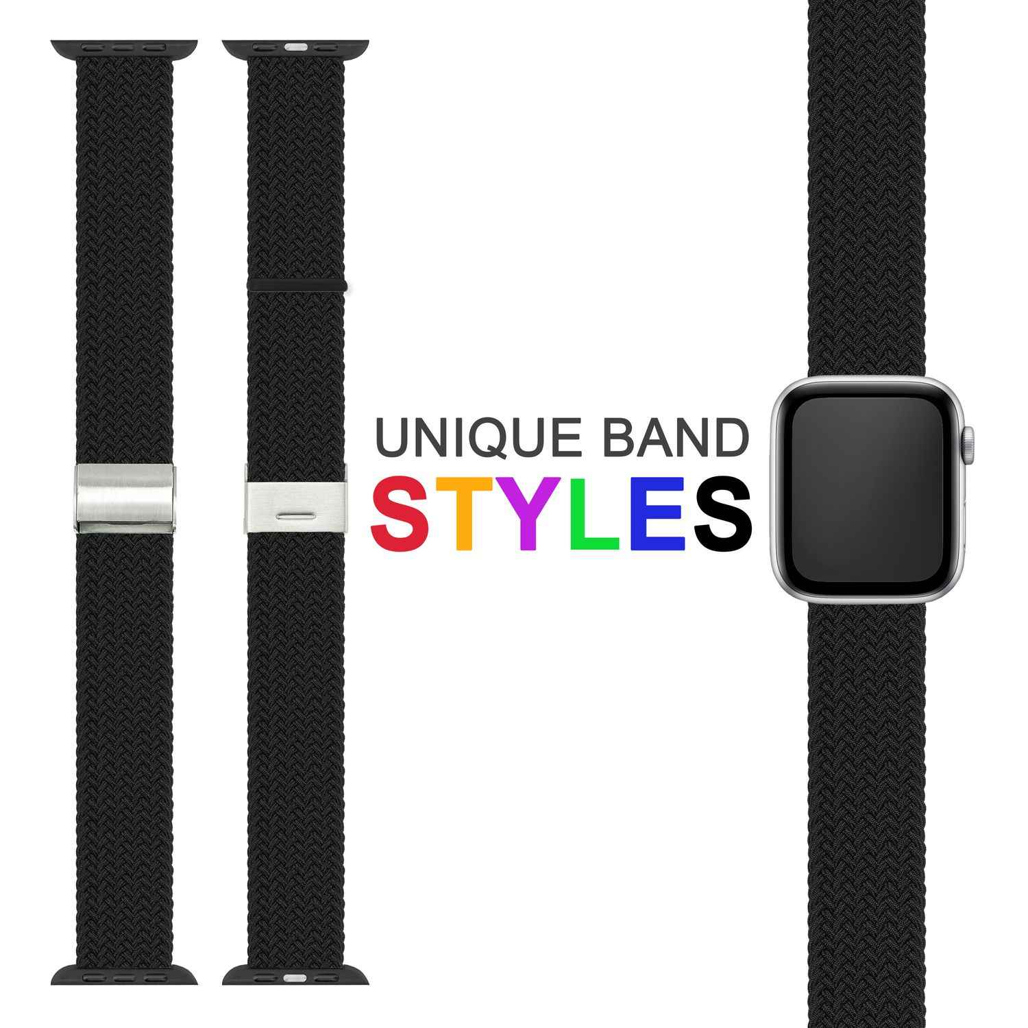 Armband für Apple Watch Ultra/SE/8/7/6/5/4/3/2/1, 42/44/45/49mm Geflochten