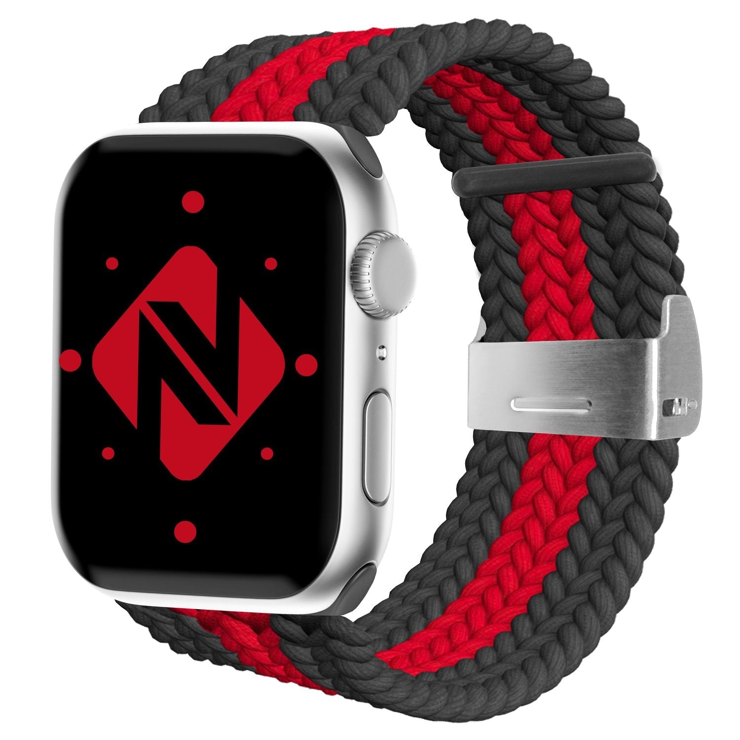 Uhrenarmband geflochten Nylon mehrfarbig für Apple Watch 42/44/45/49 mm