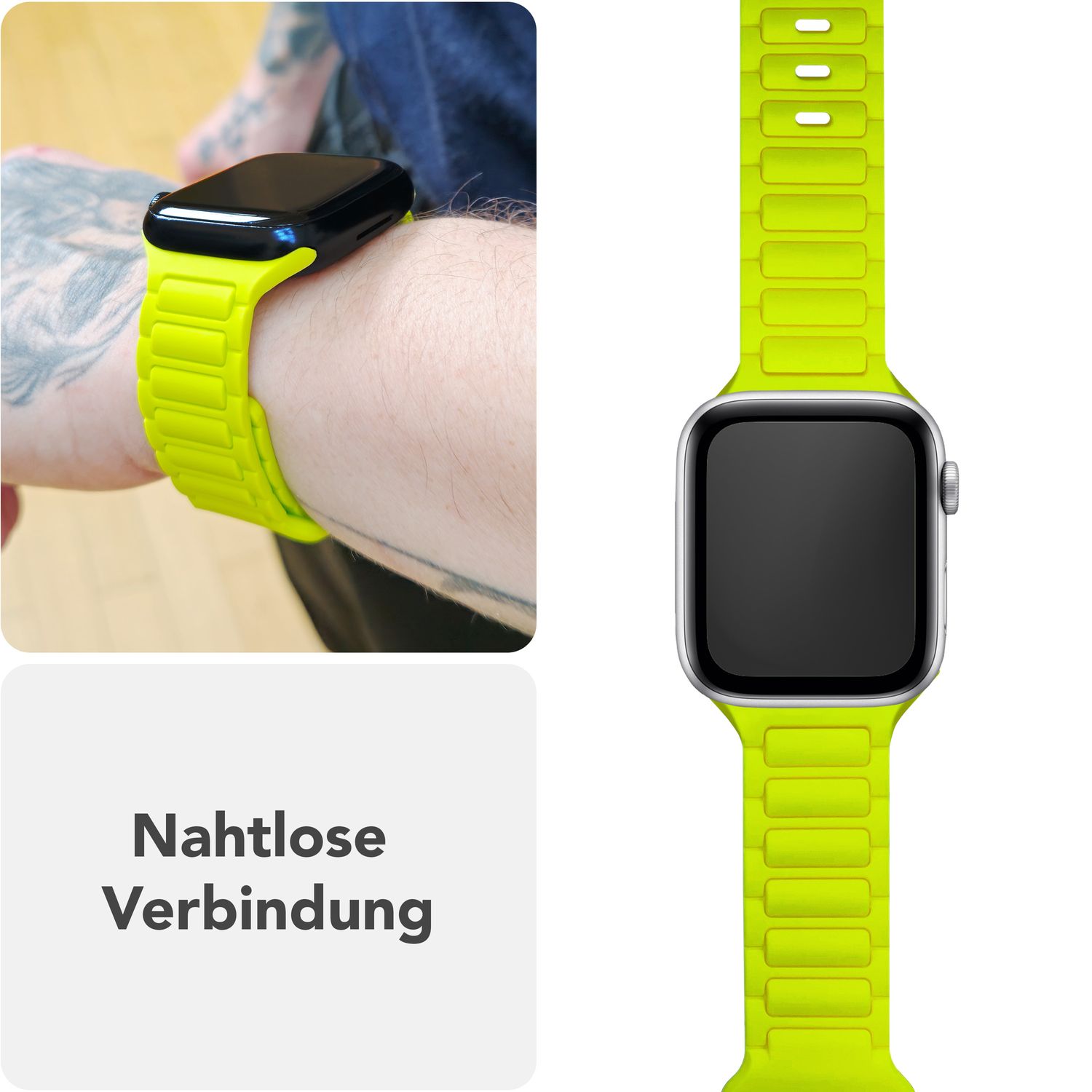 Smartwatch-Armband Silikon 3D-Textur 38/40/41/42 mm für Apple Watch