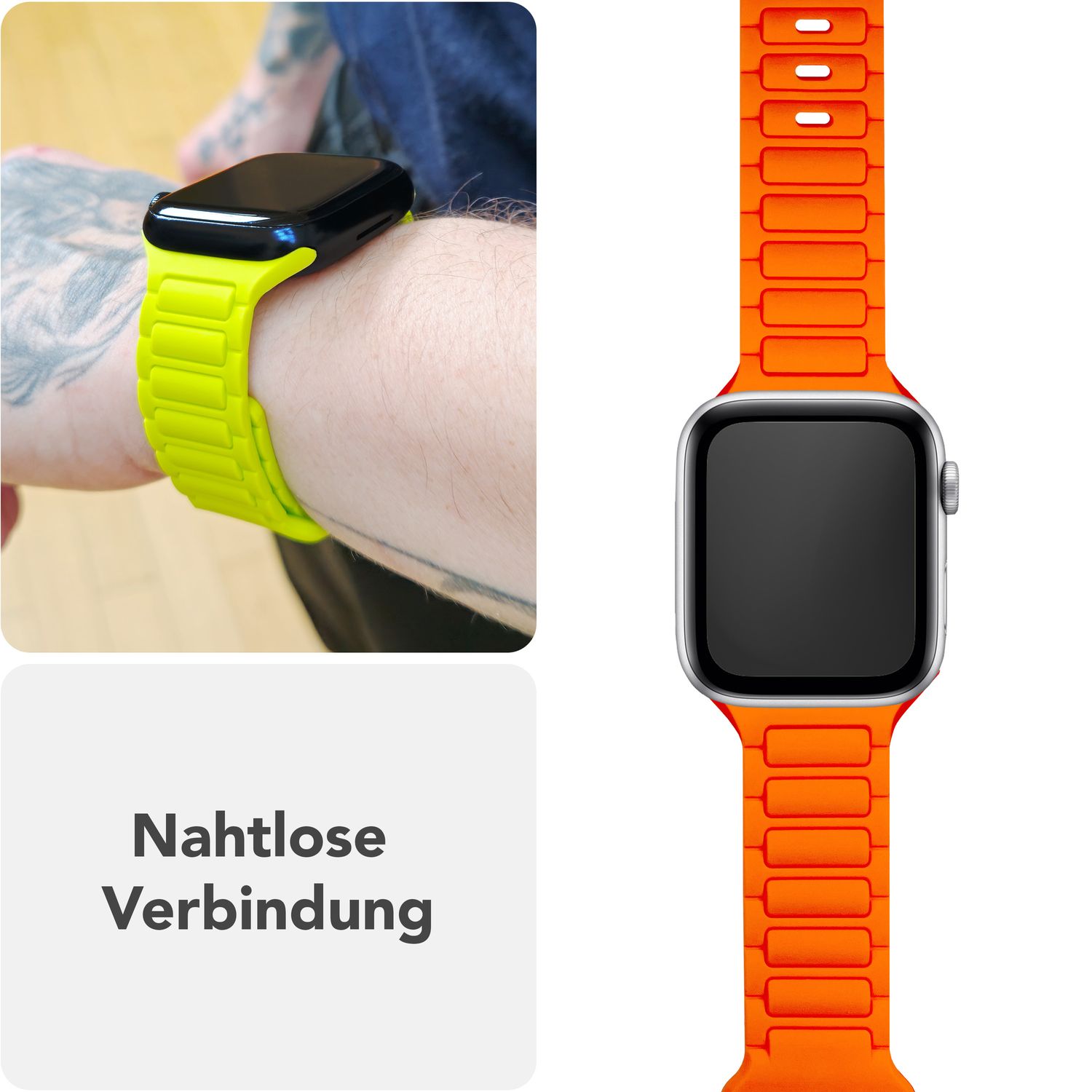 Smartwatch-Armband Silikon 3D-Textur 38/40/41/42 mm für Apple Watch