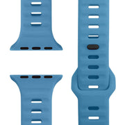 NALIA Motion Armband für Apple Watch Ultra/SE/10/9/8/7/6/5/4/3/2/1, Gehäusegröße 42/44/45/46/49mm, Soft Silikon Ersatz Sportarmband mit Steck-Pin Verschluss