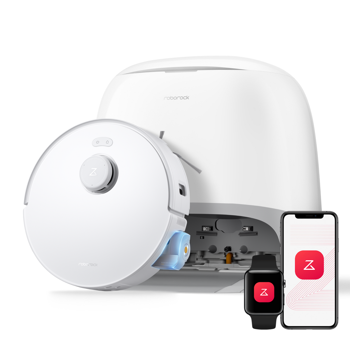 Roborock Qrevo Curv 2 Flow Saug- und Wischroboter mit Multifunktions-Dockingstation