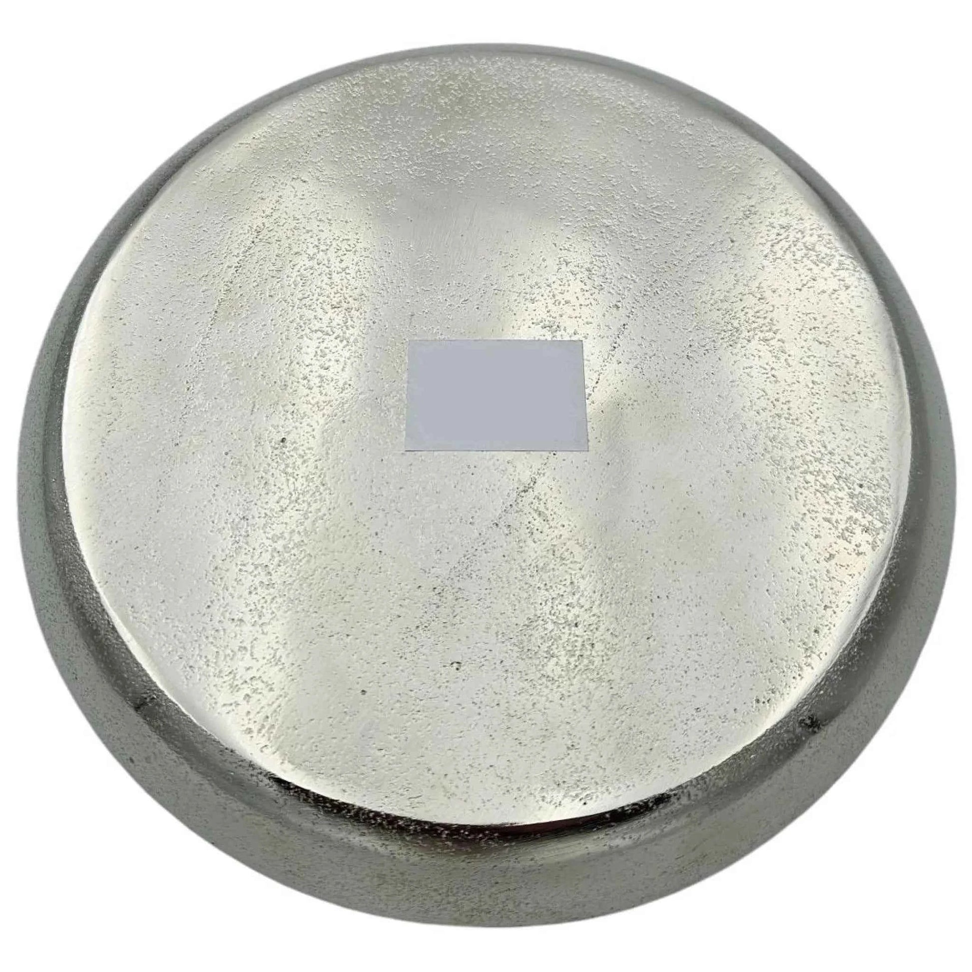 Dekoteller Silber Metall Teller Schale Dekotablett Kerzenteller Dekoschale Ø20cm