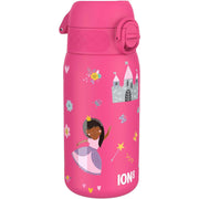 Ion8 Borraccia Acciaio per Bambini, 400ml, a Prova di Perdite, Facile da Aprire, Serratura Sicura, Lavabile in Lavastoviglie, Maniglia per il Trasporto, Facile Pulizia, Durevole, Design Principessa Hauptansicht