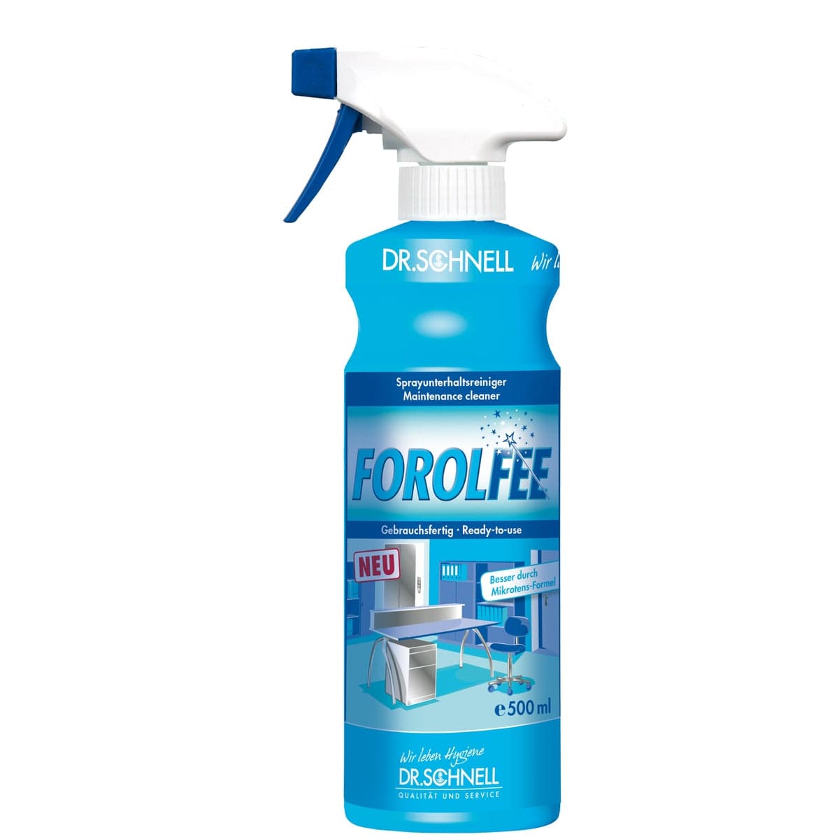 Dr. Schnell FOROLFEE Universal-Sprayreiniger, gebrauchsfertig, streifenfrei, 750ml