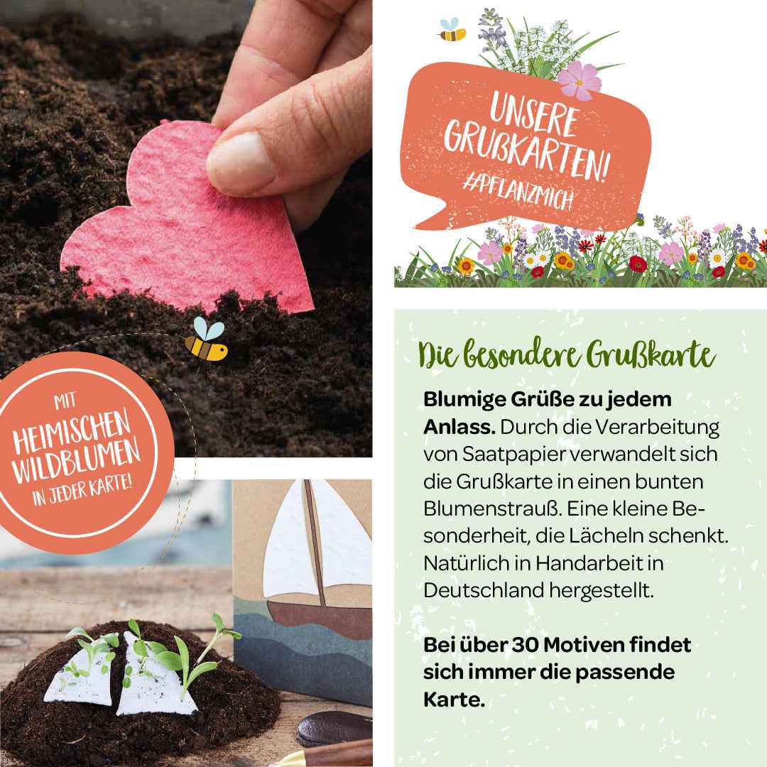 Dankeskarte "Blume"