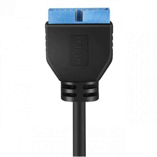 SYSTEM-S USB-C Type-E (Key-A) auf 20-Pin Mainboard-Adapterkabel – 30 cm