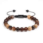 Elegantes Botswana Achat Armband 8mm für deinen individuellen Stil