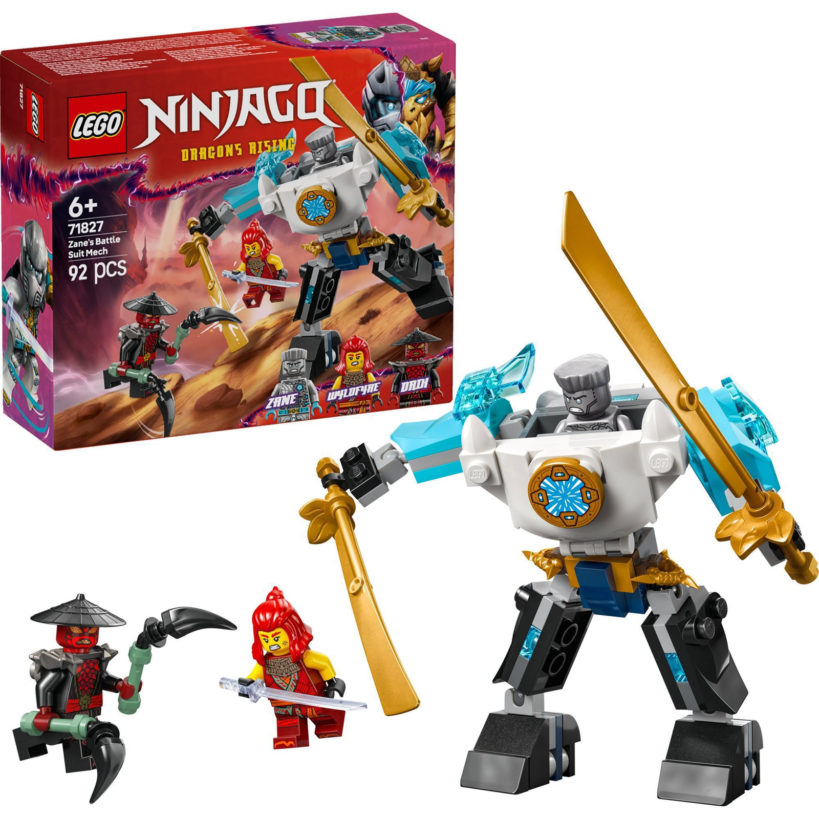 LEGO® NINJAGO® Zane harci robotöltözéke 71827 (5702017815626)-0