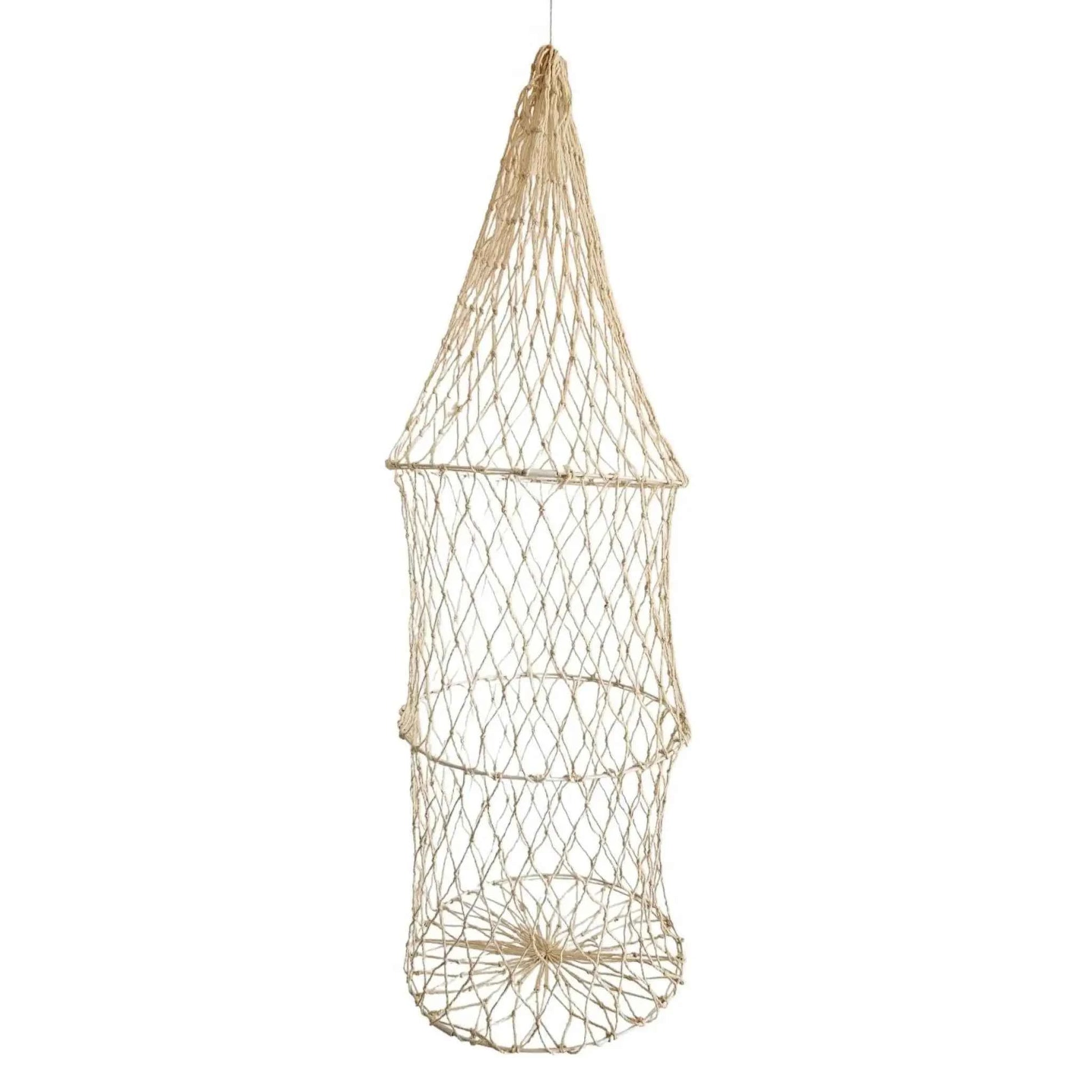 Fischernetz Deko Reuse Dekofischernetz Dekonetz Meer maritim Dekoreuse 50 cm
