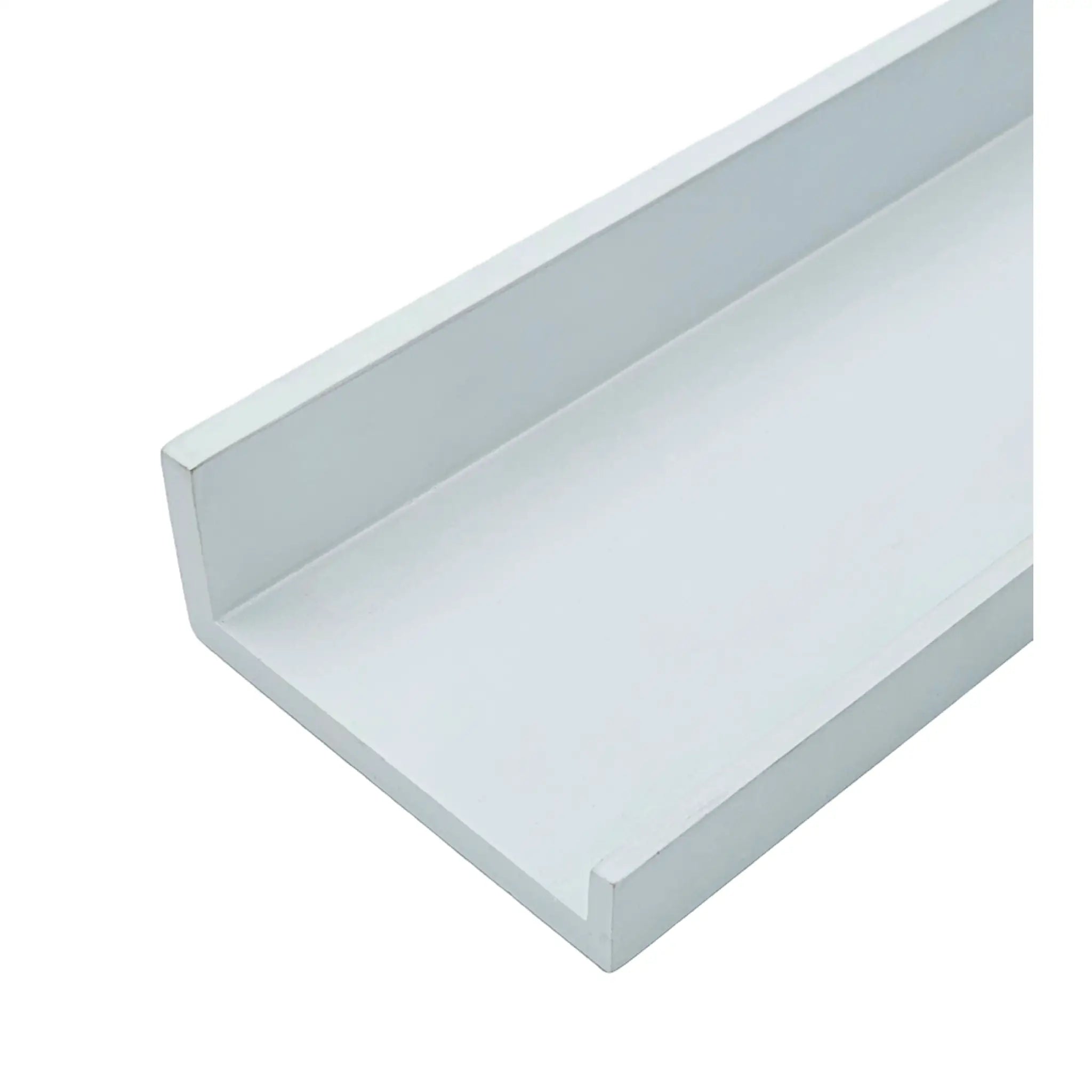 Schweberegal MDF Holz weiß 77×10×3,5 cm Wandregal | Miamonda