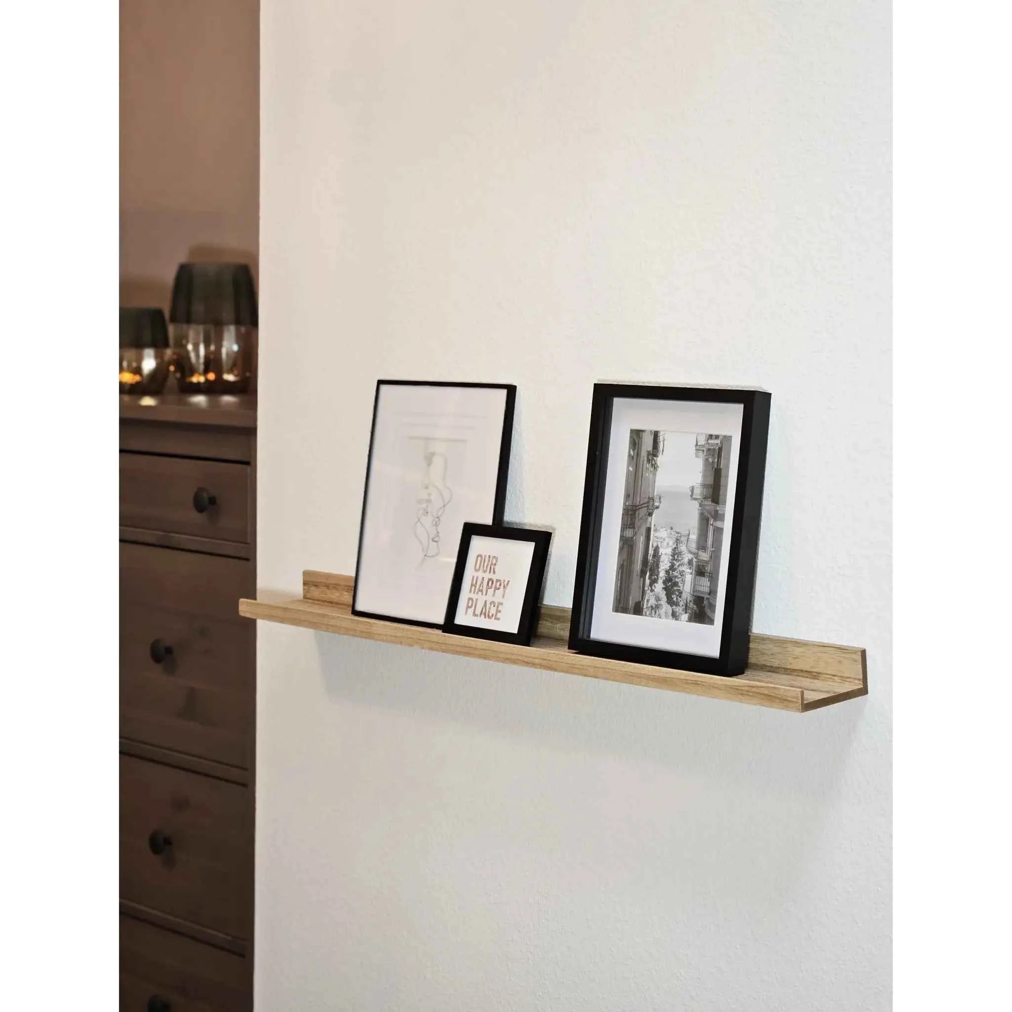 Fotoleiste Bilderleiste Schweberegal Holzregal Wandregal Bücherregal Wandboard