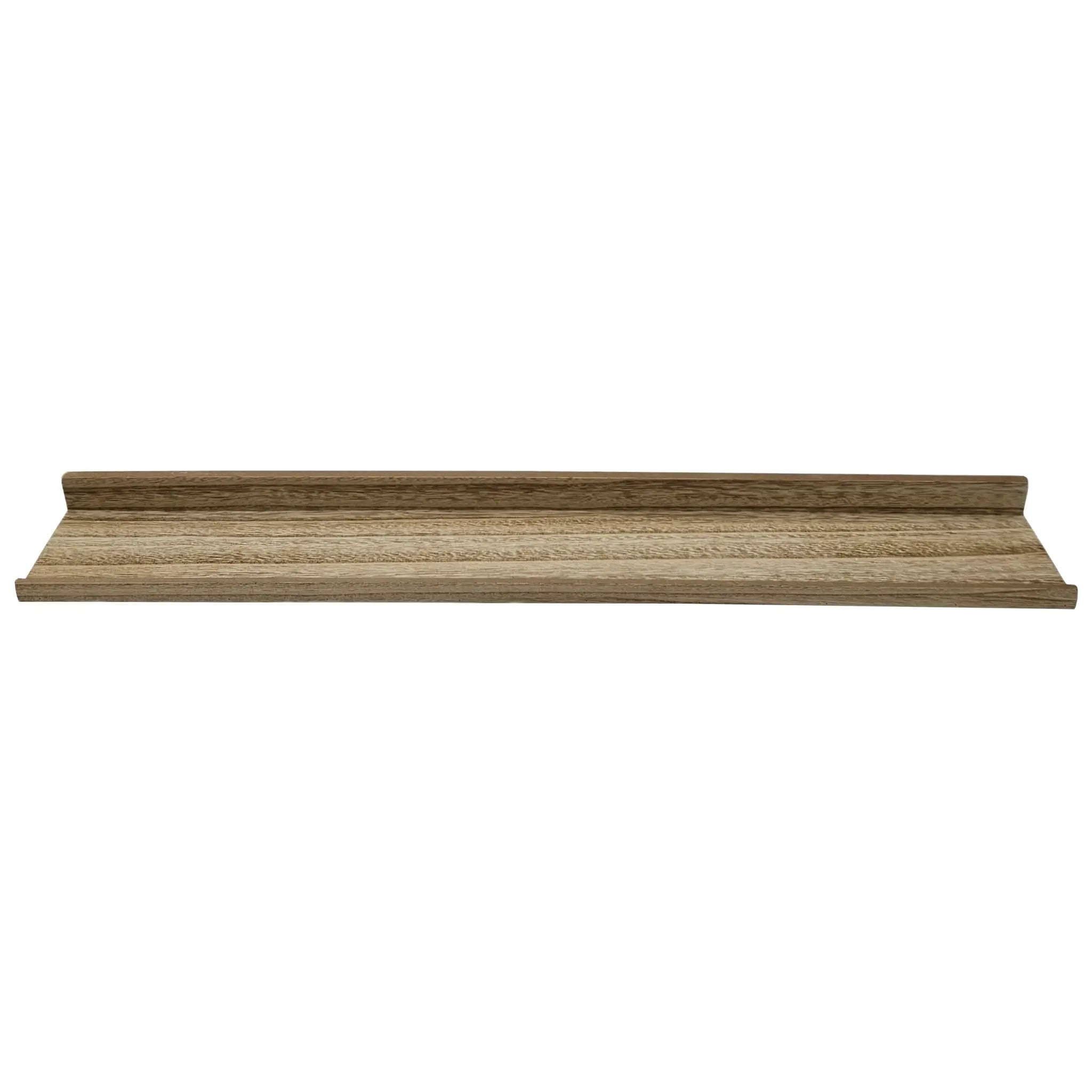Schweberegal MDF Holz weiß 77×10×3,5 cm Wandregal | Miamonda