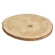 Holzbrett Baumscheibe Holz Brett Tischdeko Tablett Deko Holzplatte Ø 30 cm