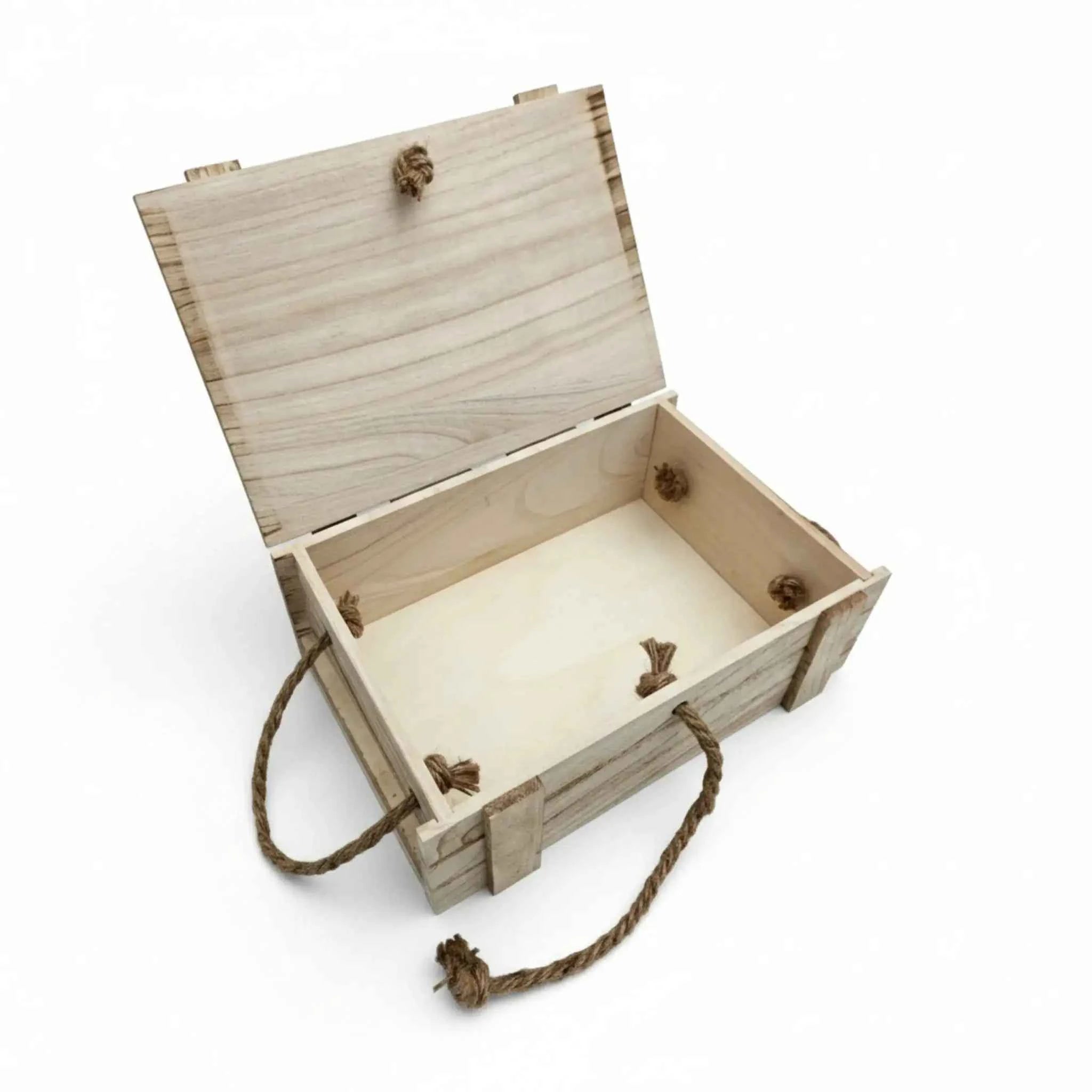 Holzkiste mit Deckel Kiste Schatzkiste Schatztruhe braun mit Deckel