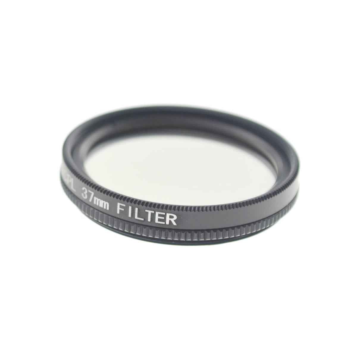 SYSTEM-S CPL Filter 37mm Circular Polarizer Linse Schwarz mit Hülle für iPhone 12 Pro Max