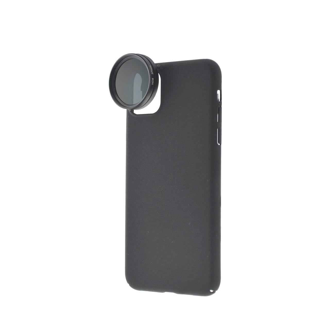 SYSTEM-S ND Filter 37 mm Set Neutraldichtefilter Graufilter mit Hülle für iPhone 11 Pro