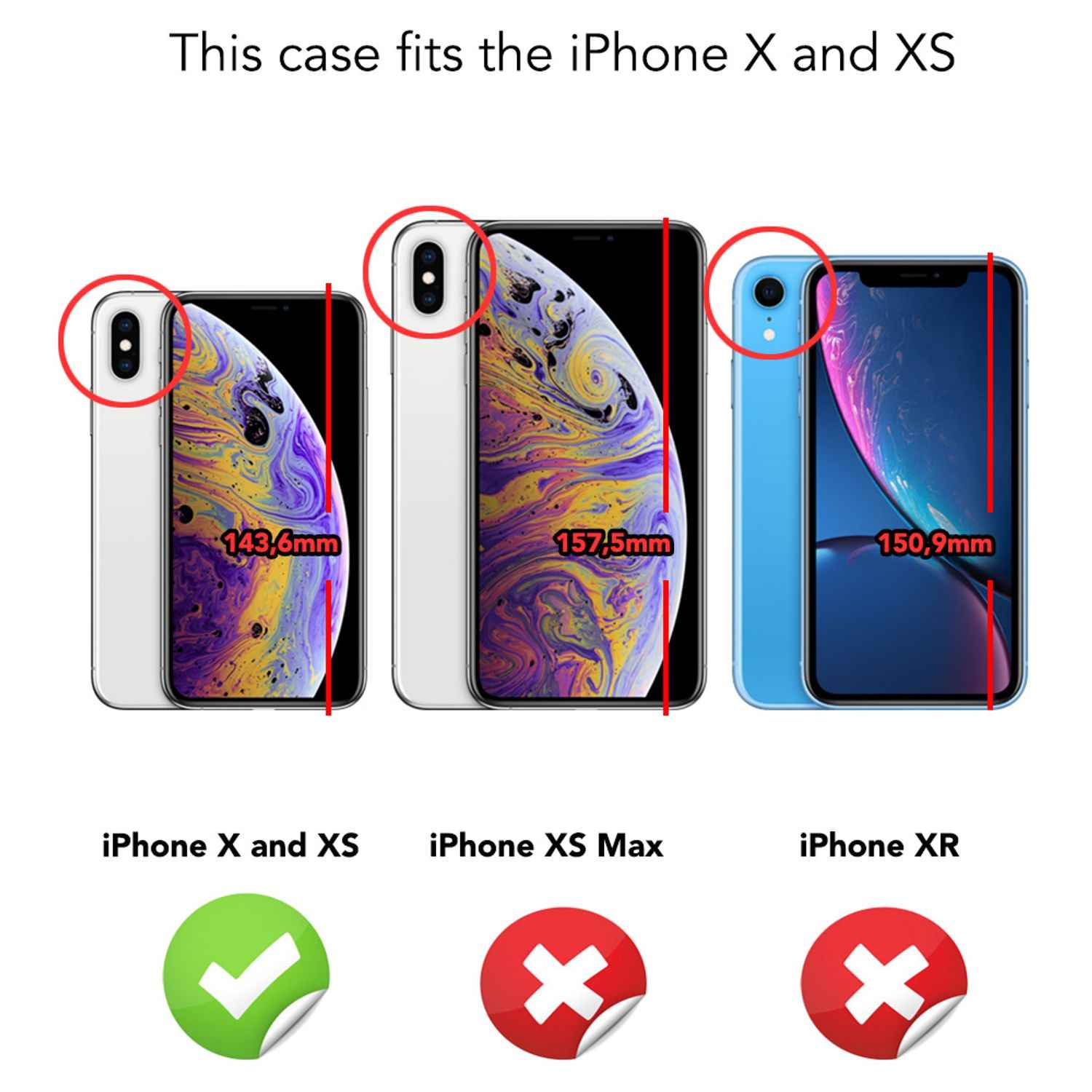 NALIA Glitzer Hülle für iPhone X XS, Slim 3in1 Handy Schutz Case Back Cover Etui
