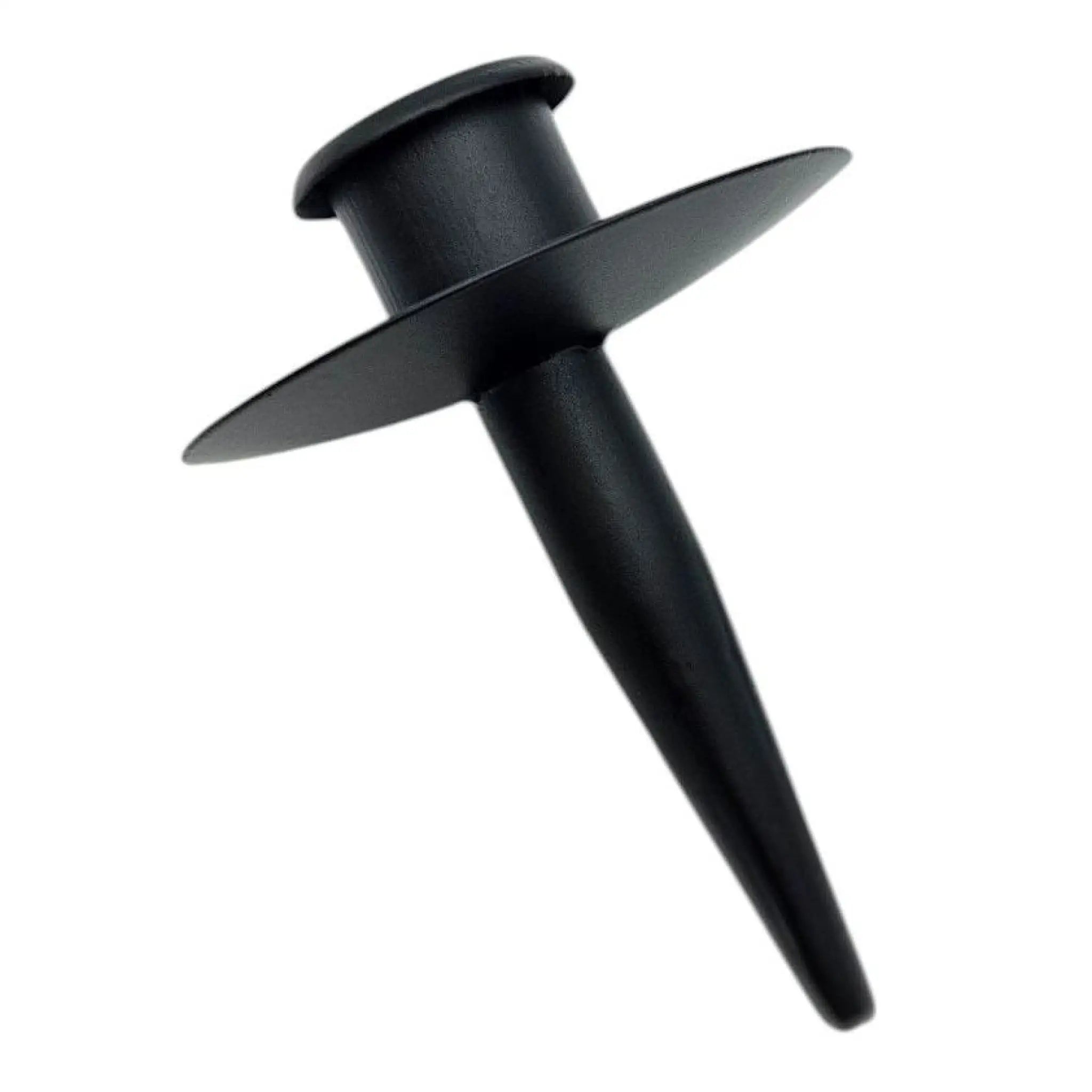Stabkerzenhalter schwarz 4er Set 7×9,5 cm | Miamonda