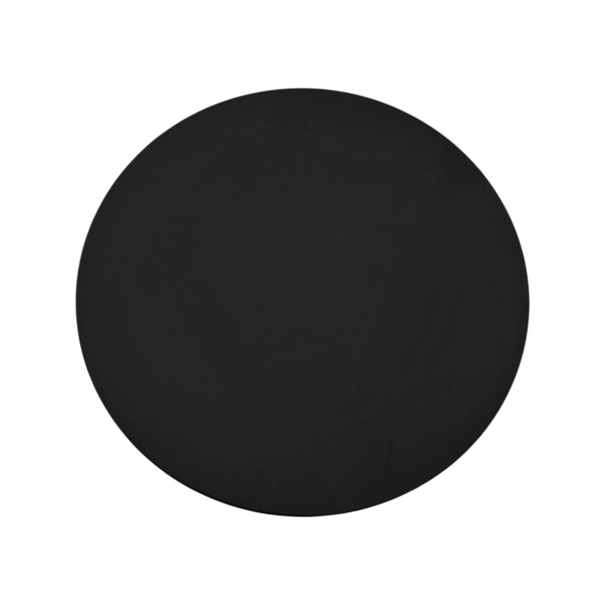 Kerzenhalter schwarz 4 Stück Stumpenkerzen Teller Kerzenteller Weihnachten 12 cm
