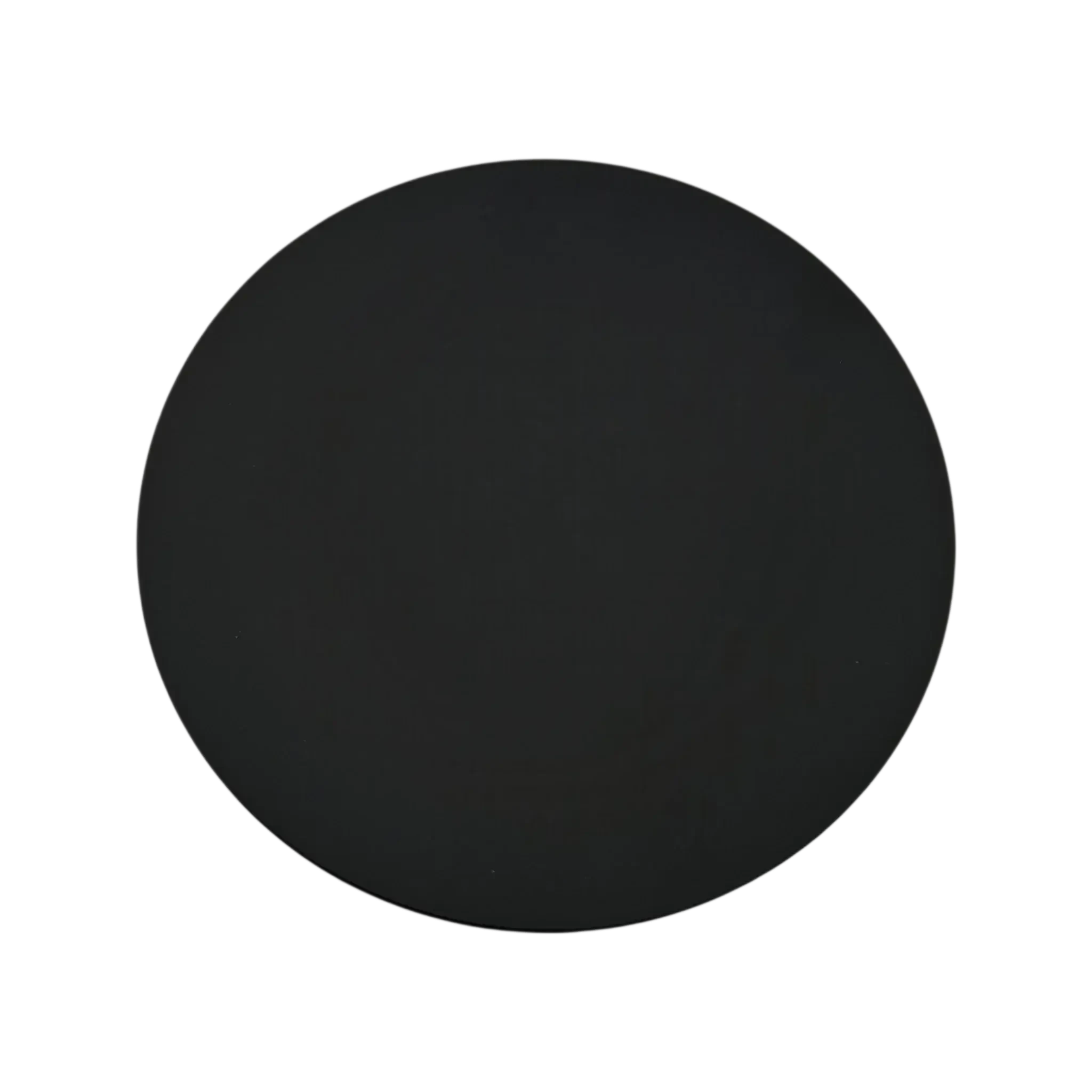 Kerzenhalter schwarz 4 Stück Stumpenkerzen Teller Kerzenteller Weihnachten 12 cm