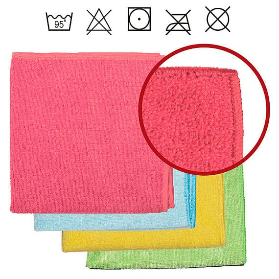 M3 Premium Mikrofasertuch in Blau, weiche Struktur für schonende Pflege empfindlicher Oberflächen