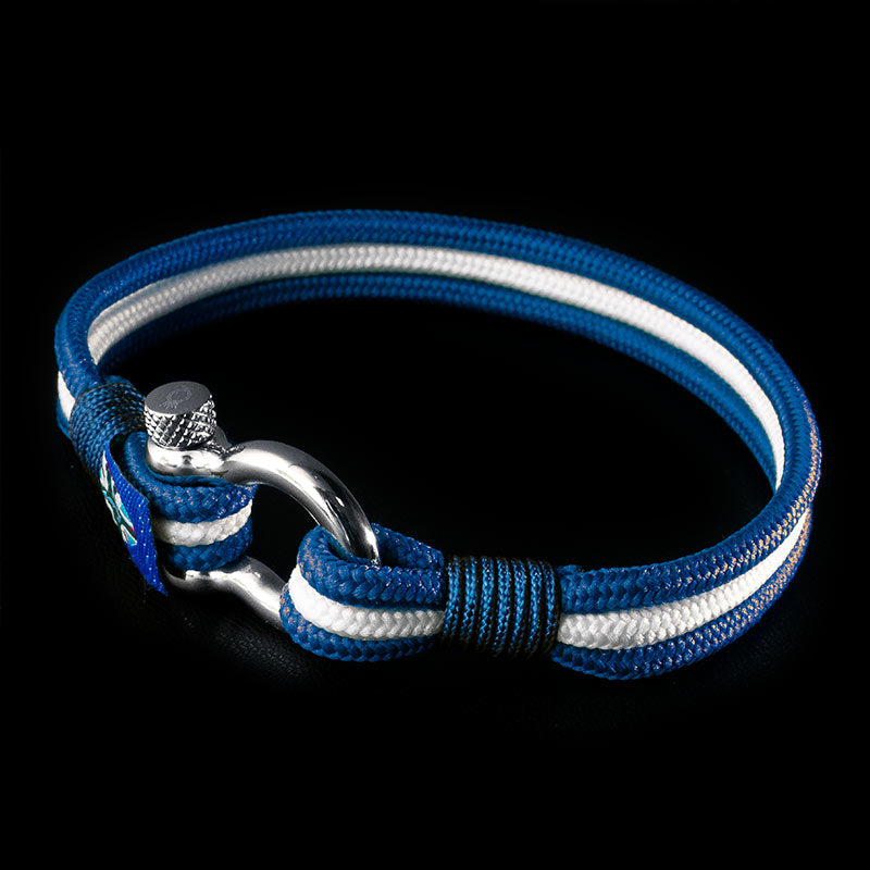 Indecent Armband aus blauem Stoff für deinen individuellen Look