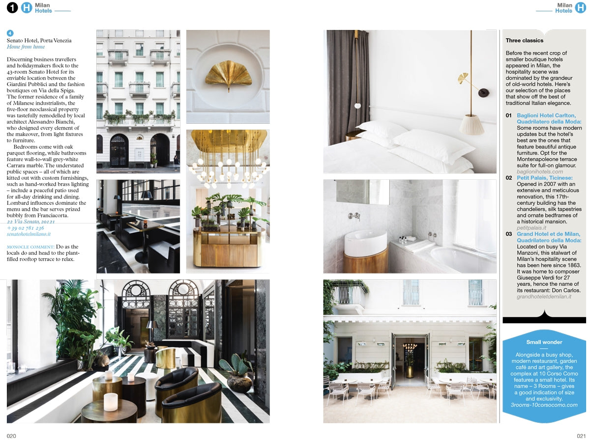 Milan: The Monocle Travel Guide, Detailansicht mit Illustrationen